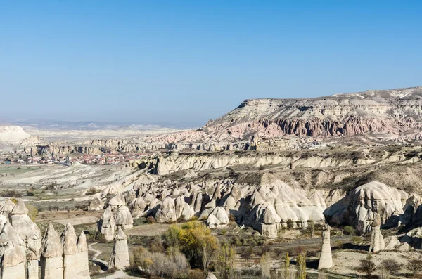 Volcanic rock landscape, Cappadocia, Turkey — Stock Photo, Image