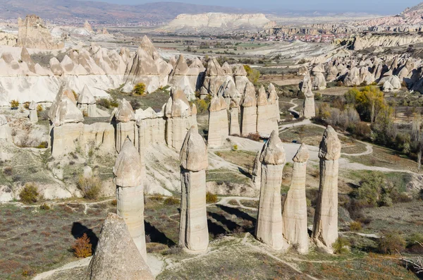 Volcanic rock landscape, Cappadocia, Turkey — Stock Photo, Image