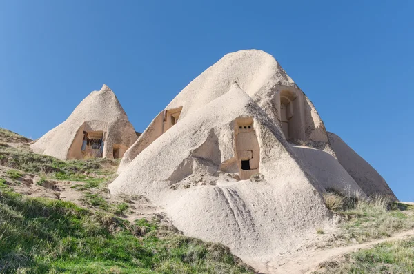 Historical house in volcanic rock, Cappadocia, Turkey — Stock Photo, Image