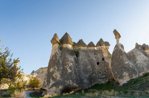 Volcanic rock landscape, Cappadocia, Turkey — Stock Photo, Image