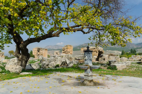 Древний город Иераполис, Памуккале, Турция — стоковое фото