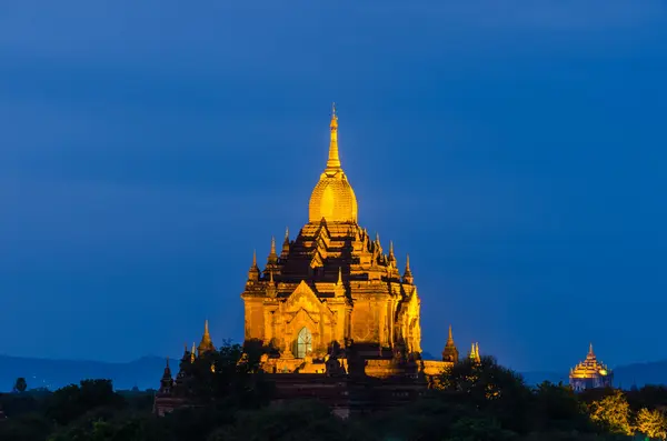 Пагода Гаудо Палин, Баган (язычник), Мандалай, Мьянма — стоковое фото