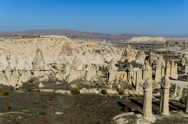 Volcanic rock landscape, Cappadocia, Turkey. — Stock Photo, Image