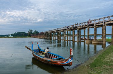Ubein Köprüsü, Mandalay, Myanmar (Dünyanın En Uzun Tahta Köprüsü)