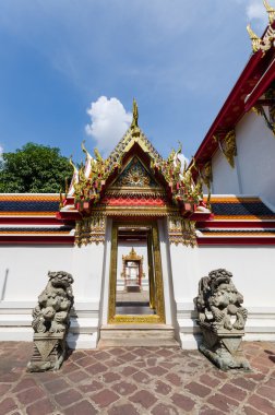 Wat Pho, hizalama kapı, Bangkok, Tayland