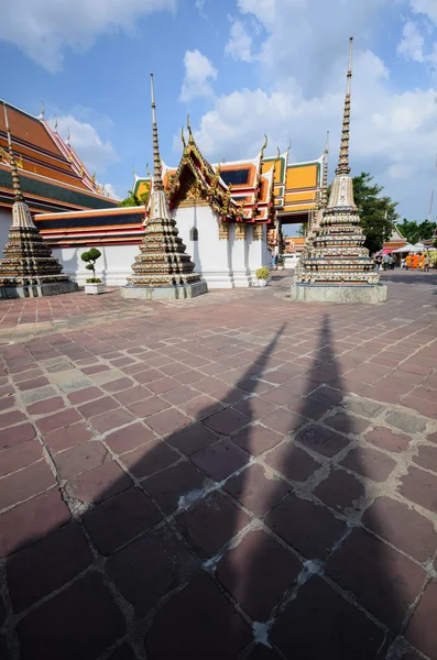 Pagoda shadow, Wat pho, Bangkok, Thailand — Stock Photo, Image