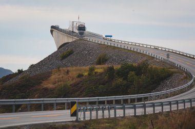 Ünlü Norveçli Atlantik Okyanusu Road, Norveç
