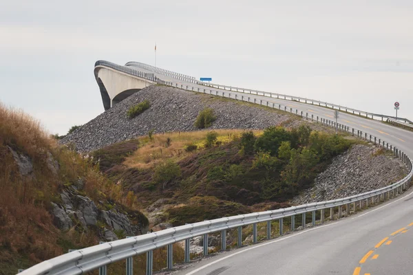 Famous norwegian Atlantic Ocean Road, Norway — Stock Photo, Image