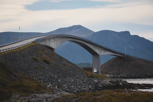 有名なノルウェー大西洋の道、ノルウェー — ストック写真
