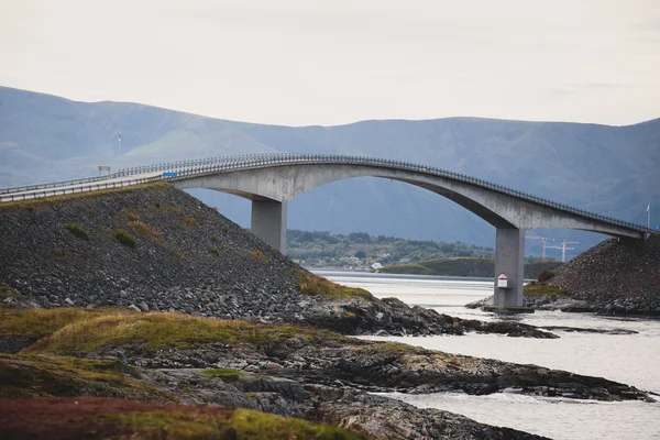 Célèbre route de l'océan Atlantique Nord, Norvège — Photo