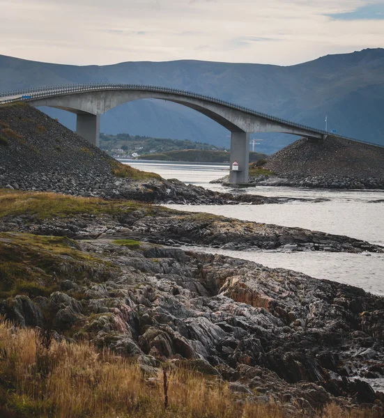 有名なノルウェー大西洋の道、ノルウェー — ストック写真