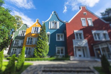 Svetlogorsk manzarası, eski Alman Rauschen, sahil beldesi, Svetlogorsky Bölgesi, Kaliningrad Oblastı, Rusya, deniz kıyısı, şehir ve Baltık deniz manzarası