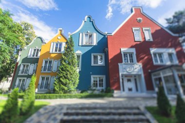 Svetlogorsk manzarası, eski Alman Rauschen, sahil beldesi, Svetlogorsky Bölgesi, Kaliningrad Oblastı, Rusya, deniz kıyısı, şehir ve Baltık deniz manzarası