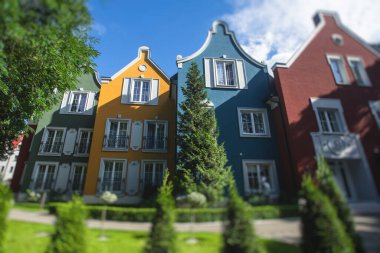 Svetlogorsk manzarası, eski Alman Rauschen, sahil beldesi, Svetlogorsky Bölgesi, Kaliningrad Oblastı, Rusya, deniz kıyısı, şehir ve Baltık deniz manzarası