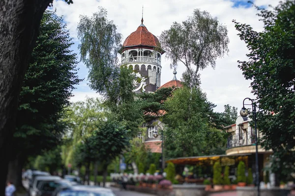 Vista Svetlogorsk Antiguo Rauschen Alemán Ciudad Turística Costera Distrito Svetlogorsky — Foto de Stock