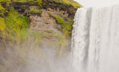 İzlanda goddafoss gullfoss skogafoss skogarfoss dettifoss seljalandsfoss İzlanda şelale manzaralı güzel canlı panorama resim