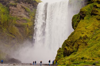 İzlanda goddafoss gullfoss skogafoss skogarfoss dettifoss seljalandsfoss İzlanda şelale manzaralı güzel canlı panorama resim