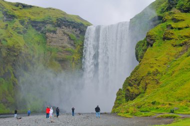 İzlanda goddafoss gullfoss skogafoss skogarfoss dettifoss seljalandsfoss İzlanda şelale manzaralı güzel canlı panorama resim