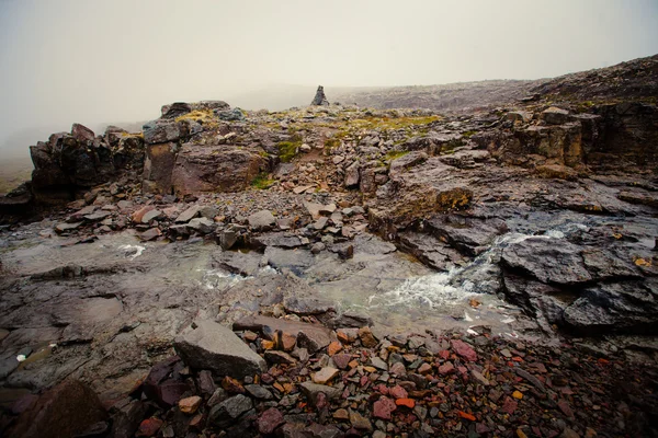 Hermosa imagen panorámica vibrante con una vista sobre la cascada de hielo en iceland goddafoss gullfoss skogafoss skogarfoss dettifoss seljalandsfoss —  Fotos de Stock