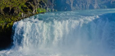 İzlanda goddafoss gullfoss skogafoss skogarfoss dettifoss seljalandsfoss İzlanda şelale manzaralı güzel canlı panorama resim