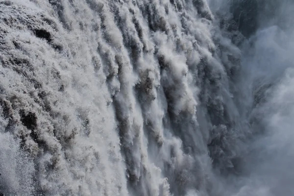 Vackra levande panorama bild med utsikt på isländska vattenfall i Island goddafoss gullfoss skogafoss skogarfoss dettifoss seljalandsfoss — Stockfoto