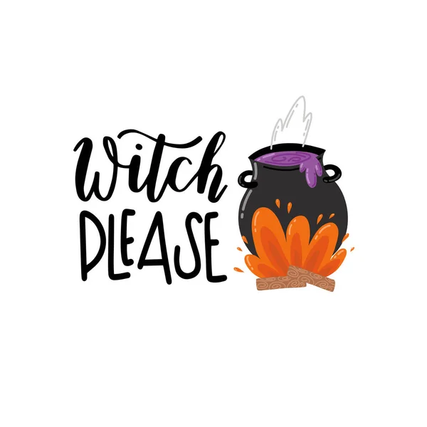 Feliz Halloween Tarjeta Creativa Dibujada Mano Diseño Para Tarjeta Felicitación — Vector de stock