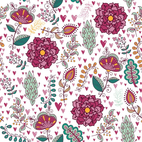 Seamless pattern in vintage style. — Stock Vector