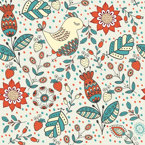 Seamless pattern in vintage style — Stock Vector