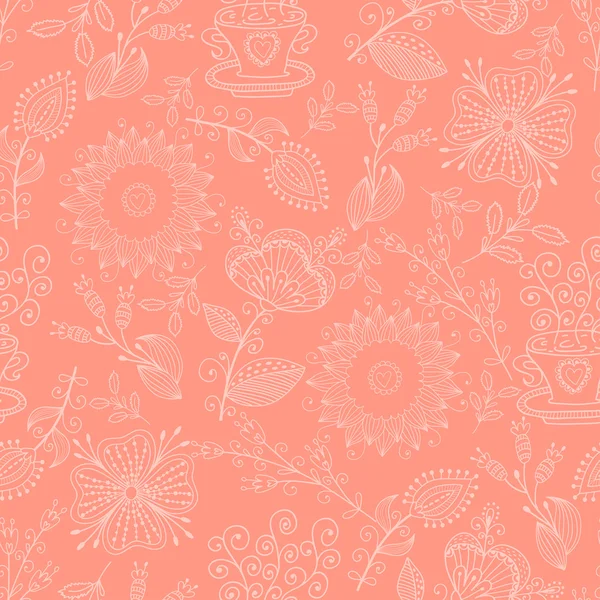 Seamless pattern in vintage style — Stock Vector
