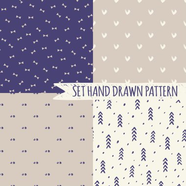 Pastel retro  seamless patterns