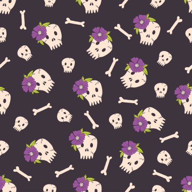 Kafatasları ile kusursuz desen