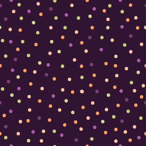Textuur met kleurrijke polka dots — Stockvector