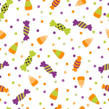 pattern  with bright   candies