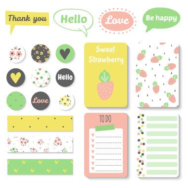 Vintage yaratıcı kartları