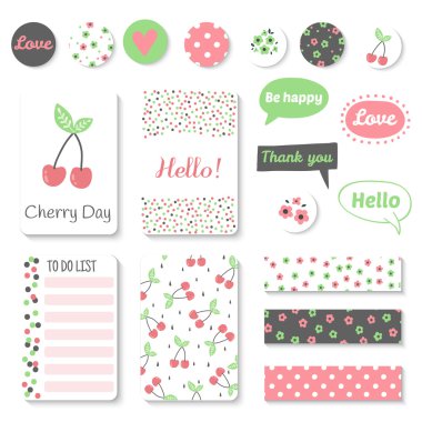 Vintage yaratıcı kartları