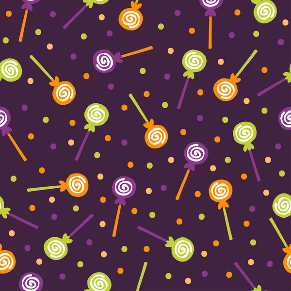 Pattern  with bright   candies — Stockový vektor