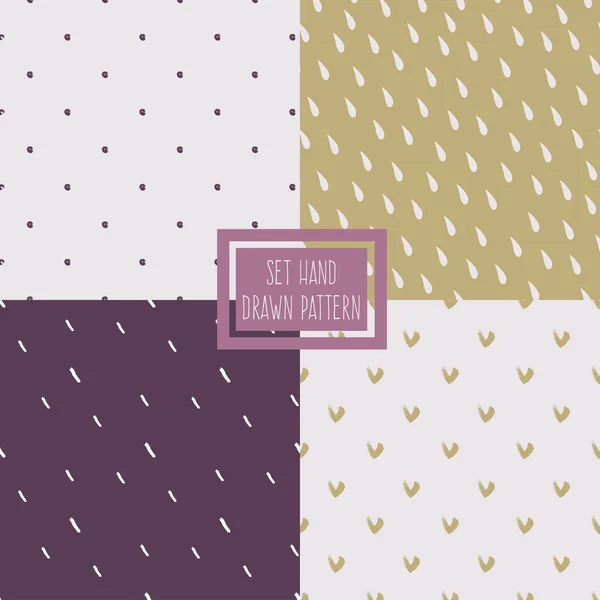 Pastel retro  seamless patterns — Stock vektor