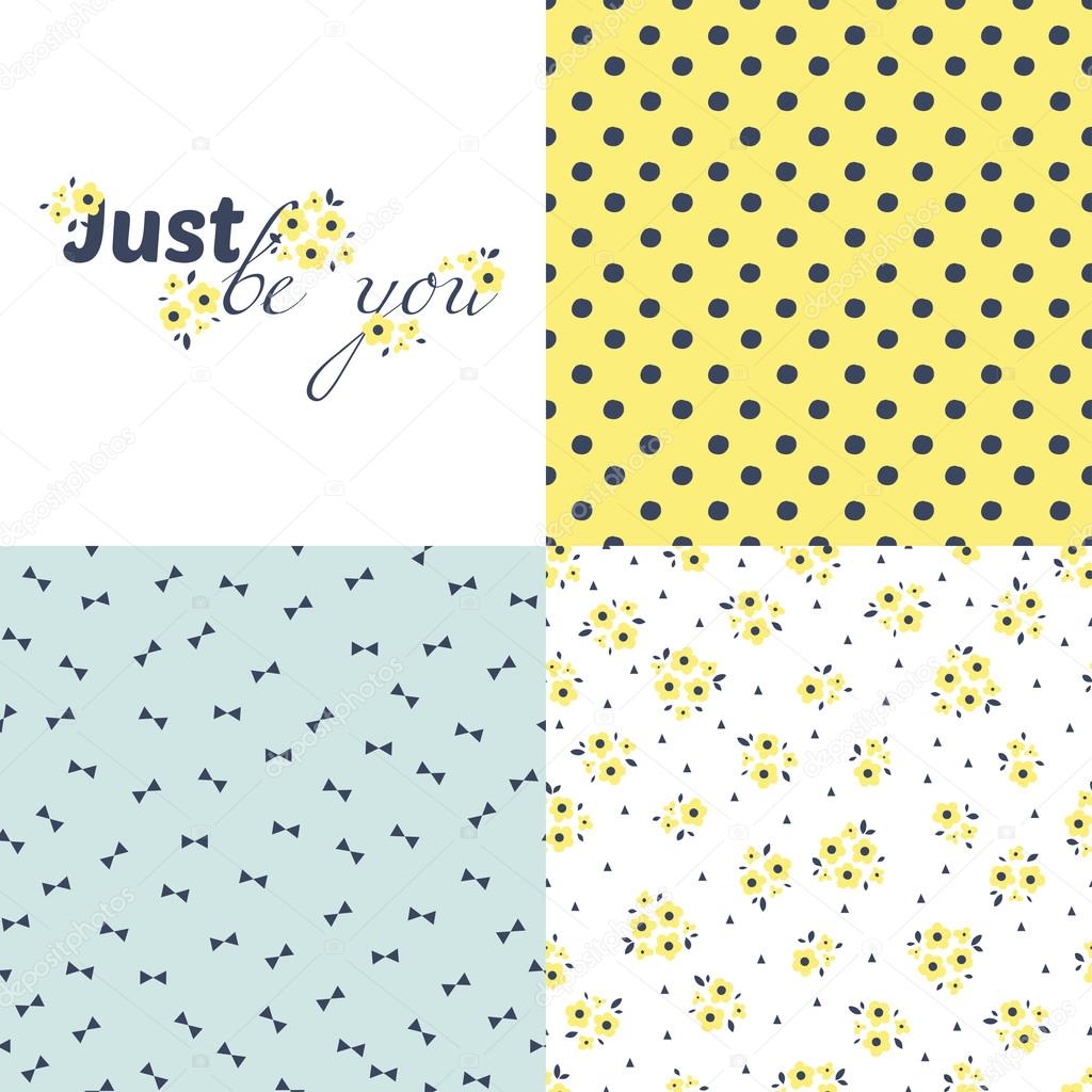 Just be you set of  patterns