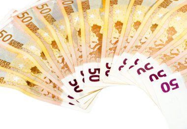 Beyaz arka plan faturalarında 50 euro