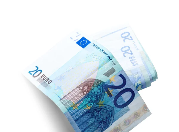 Twintig Euro Bill Stockfoto