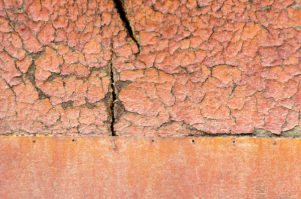 Oranje beschadigd oppervlak — Stockfoto