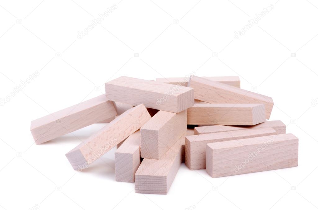Wooden bricks
