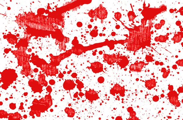 Tinta vermelha derramada — Fotografia de Stock