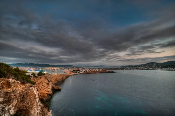 Haven Van Botafoc Ibiza Balearen Spanje — Stockfoto