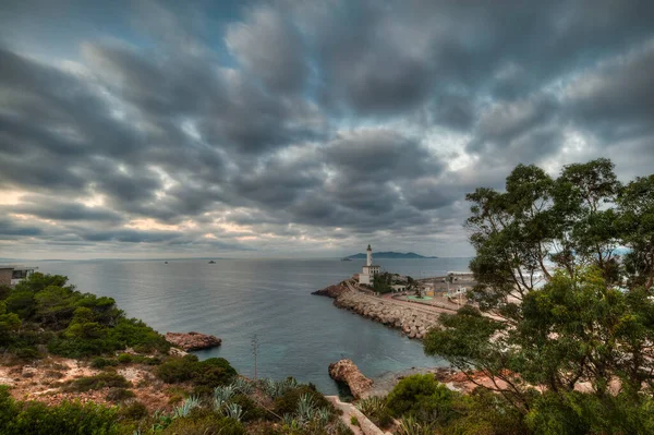 Λιμένας Botafoc Στην Ίμπιζα Βαλεαρίδες Νήσοι Ισπανία — Φωτογραφία Αρχείου