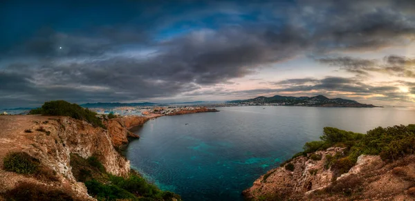 Haven Van Botafoc Ibiza Balearen Spanje — Stockfoto