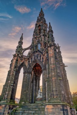 Scott Monument in the city of Edinburgh