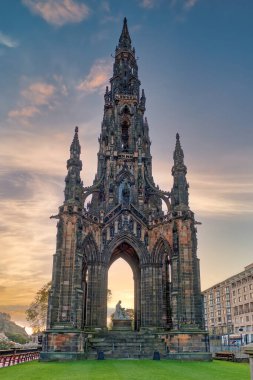 Scott Monument in the city of Edinburgh