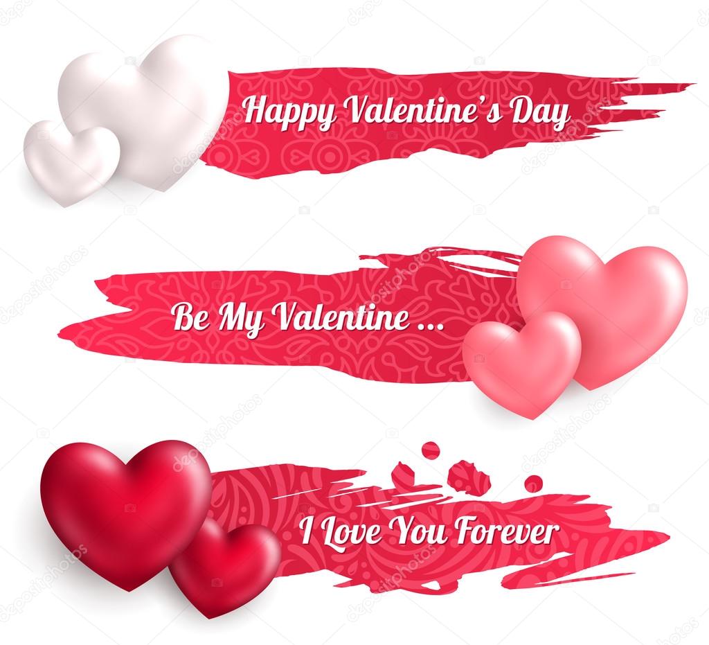 Illustrazione di vettore Cuore rosso rosa e bianco Posto per testo di saluto Cornice San Valentino incantevole Disegno di giorno di madri