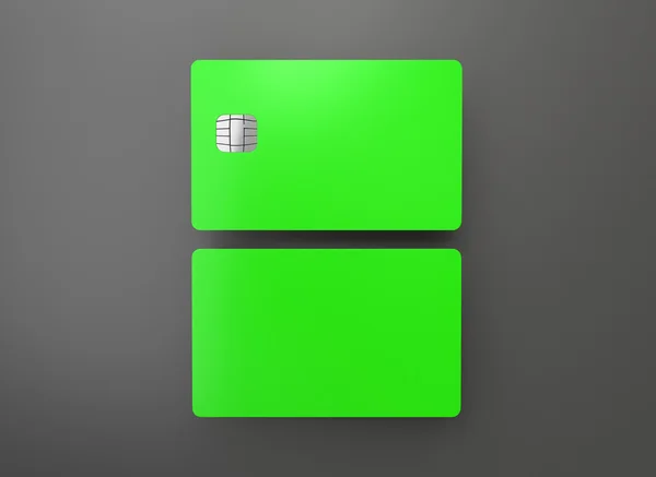 Plastik kredi kartı Mockup